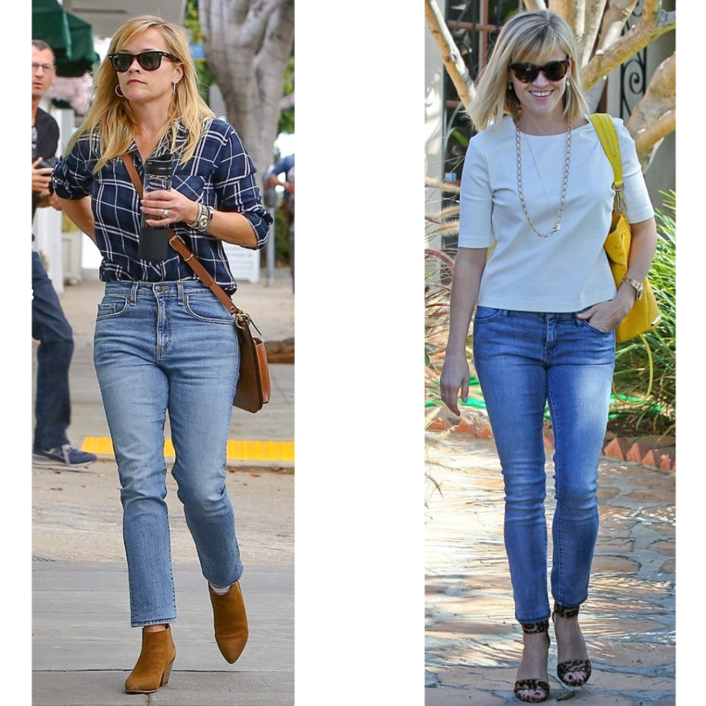 Reese Witherspoon in fitted jeans
