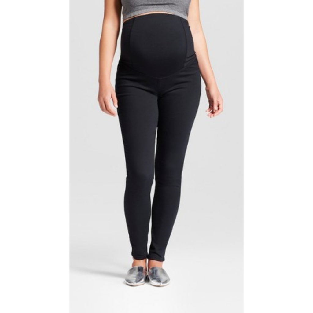 Maternity Pants with Over-Belly Waistband