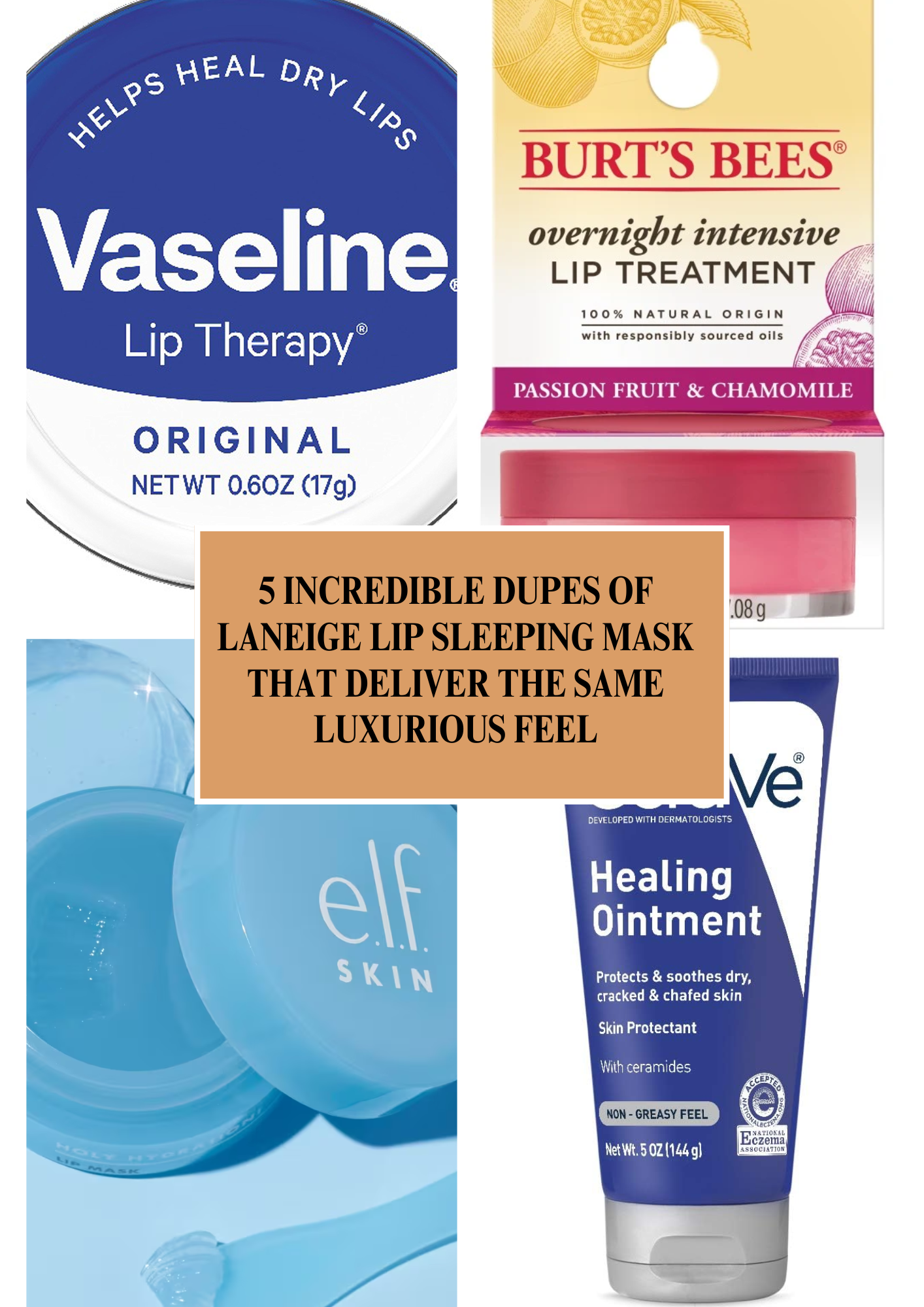 Read more about the article 5 Incredible Dupes of Laneige Lip Sleeping Mask That Deliver the Same Luxurious Feel