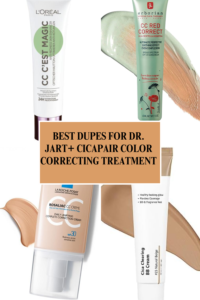 Read more about the article Best Dupes for Dr. Jart+ Cicapair Color Correcting Treatment