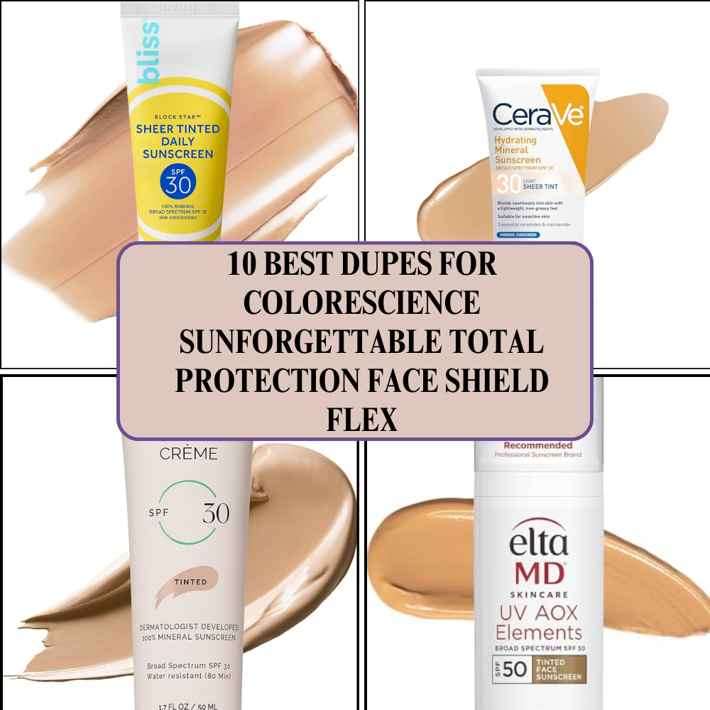 Read more about the article 10 Best Dupes for Colorescience Sunforgettable Total Protection Face Shield Flex